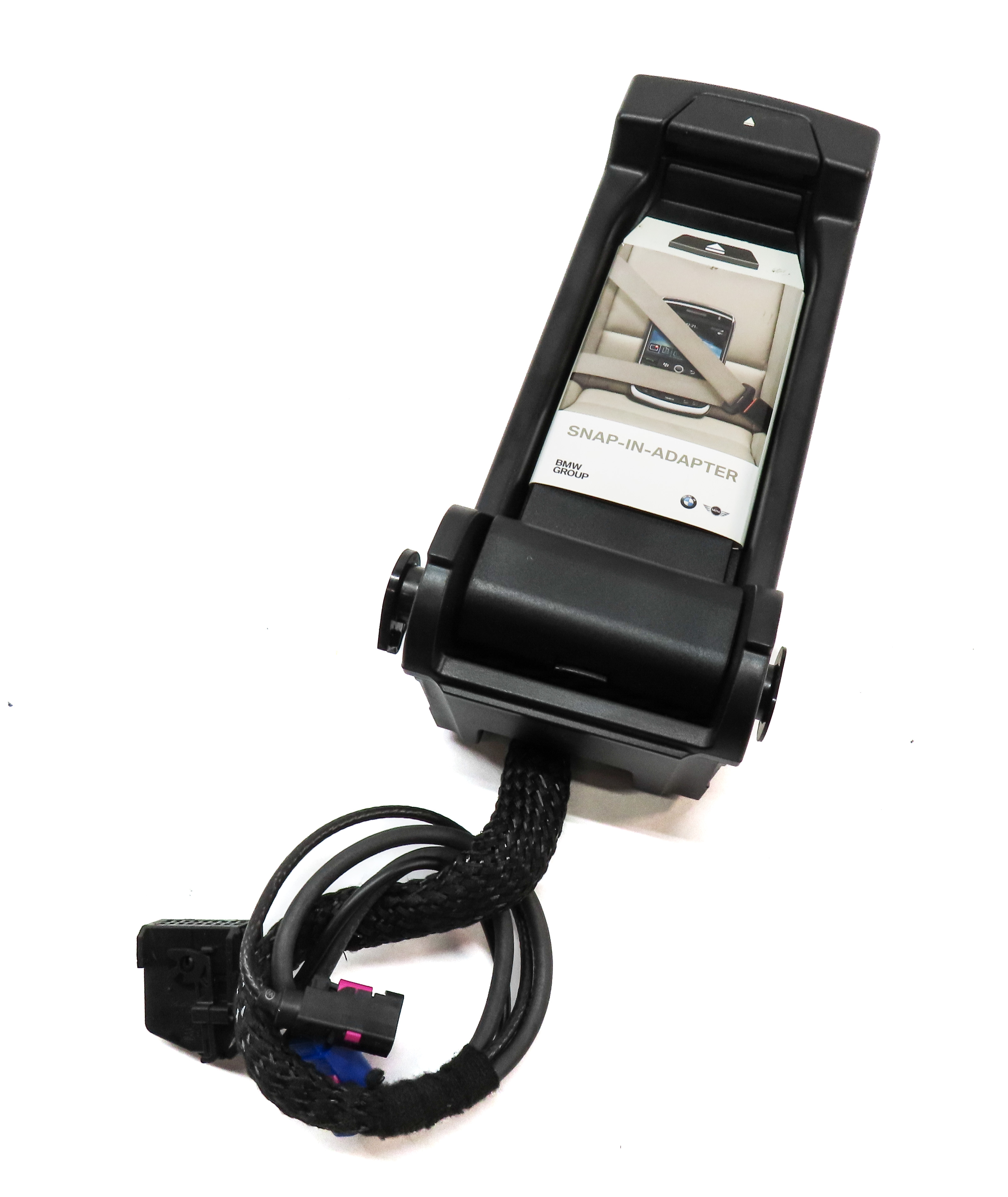 2014 BMW X3 (F25) FRONT CENTER CONSOLE CELL PHONE SNAP IN CRADLE CHARGER HOLDER — exact item pictured